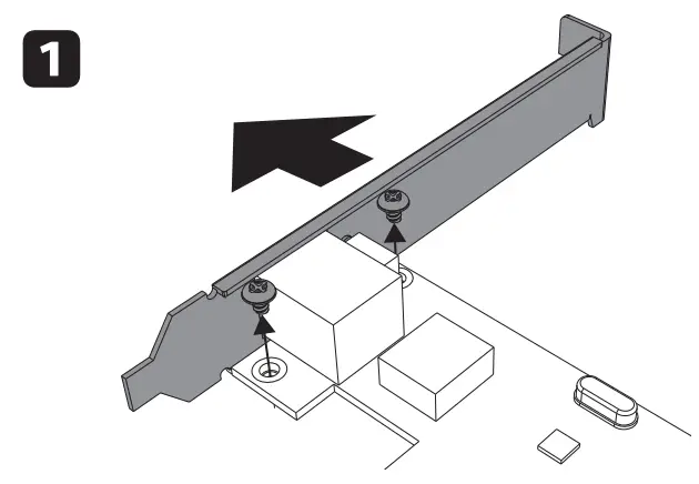 Change to low profile bracket