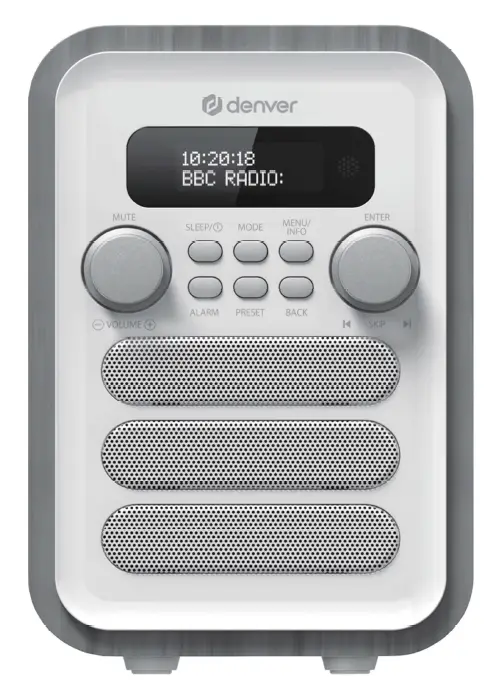 Denver DAB-48 Digital FM Radio Remote fig 1