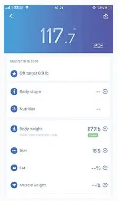 SIMAD EZ W Smart Bluetooth Body Scale - figure 5