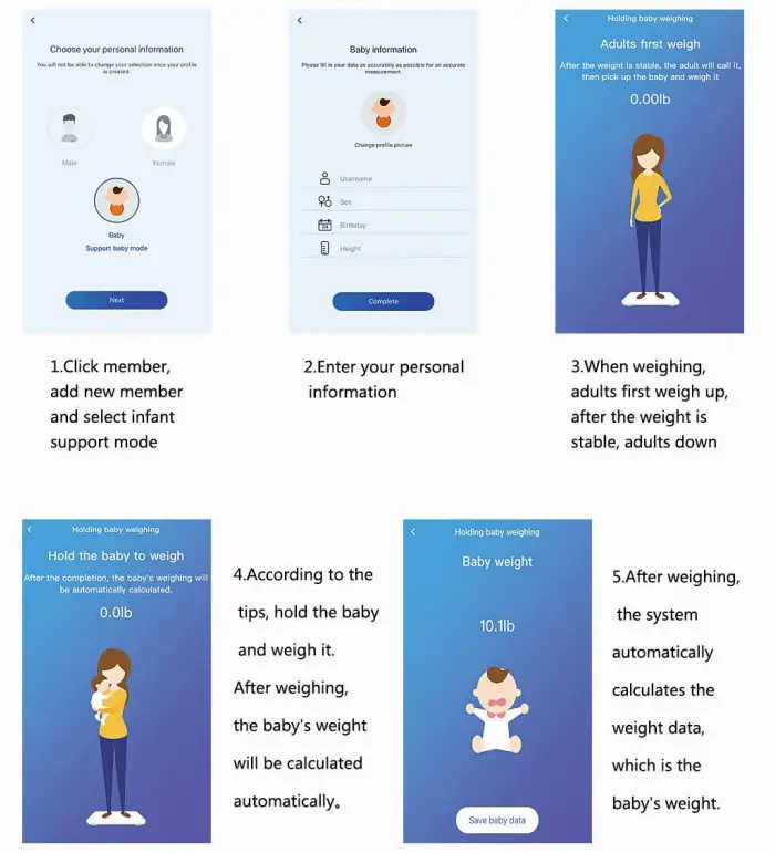 SIMAD EZ W Smart Bluetooth Body Scale - figure 6