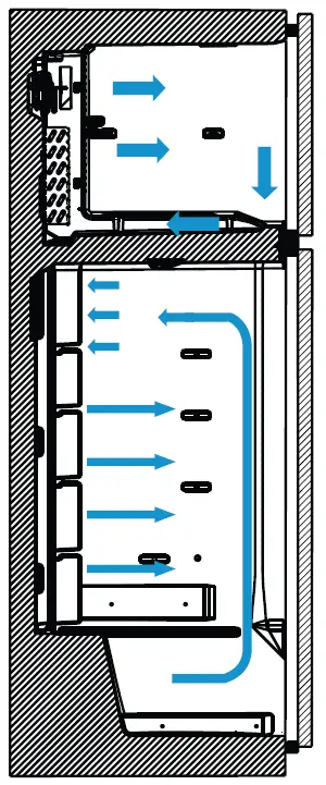 SHARP SJ-TE435H4W-EU Standing Fridge Freezers 02