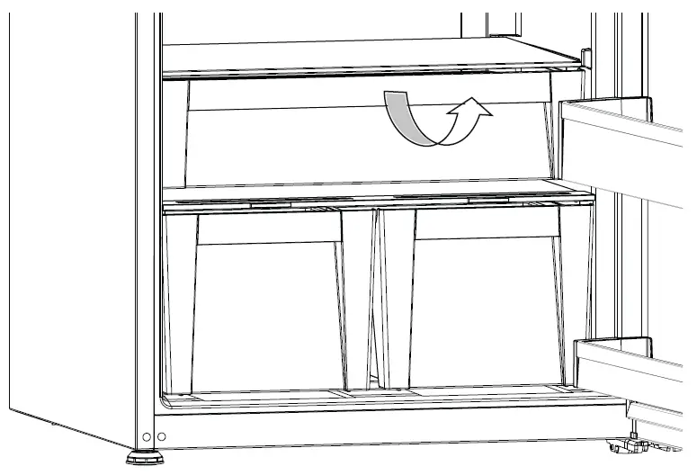SHARP SJ-TE435H4W-EU Standing Fridge Freezers 16