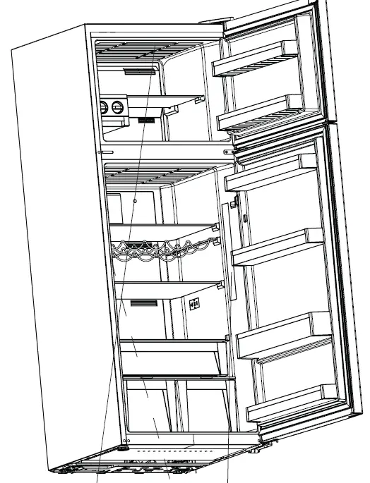 SHARP SJ-TE435H4W-EU Standing Fridge Freezers 21