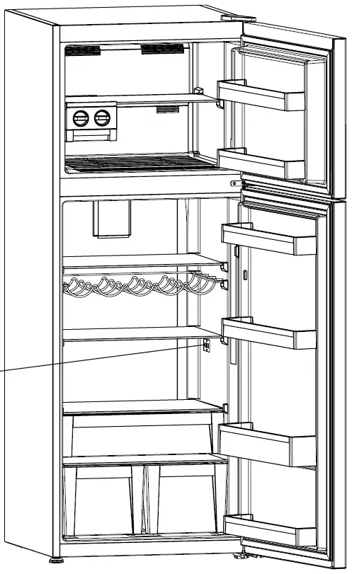 SHARP SJ-TE435H4W-EU Standing Fridge Freezers 22