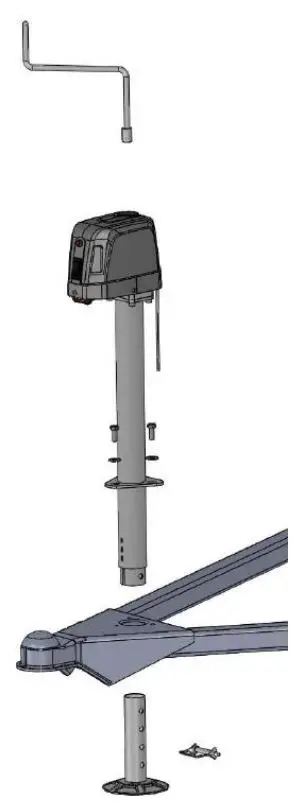 INTERTEK Electric Trailer Jack Owner’s Manual - How To Install
