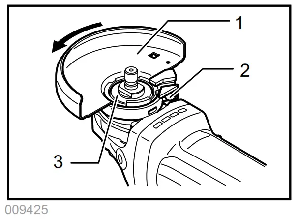 makita GA4030R 100mm Angle Grinder - Screw 1
