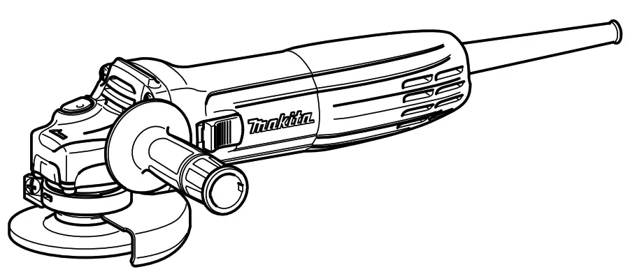 makita GA4030R 100mm Angle Grinder