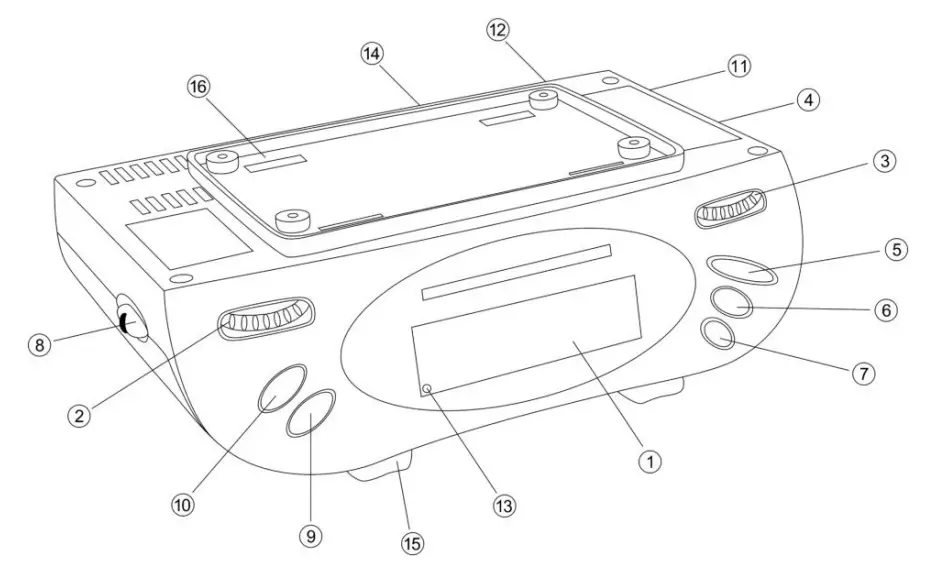 HYUNDAI-KR-615-AM-FM-Kitchen-Alarm-Clock-Radio-1