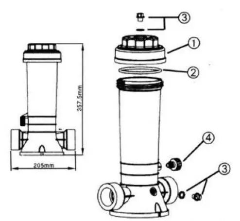Steinbach 079030 Chlorine Dosage Feeder FIG 3