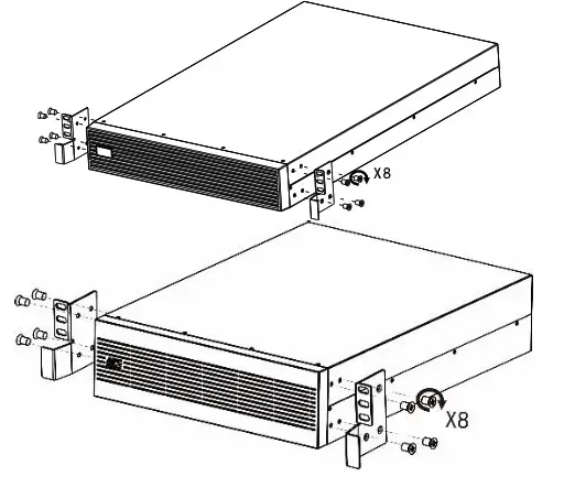 APC Easy UPS On-Line SRV Series Rack External Battery - 4 screws