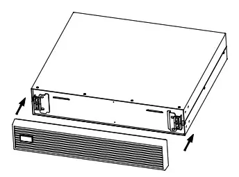 APC Easy UPS On-Line SRV Series Rack External Battery - front bezel