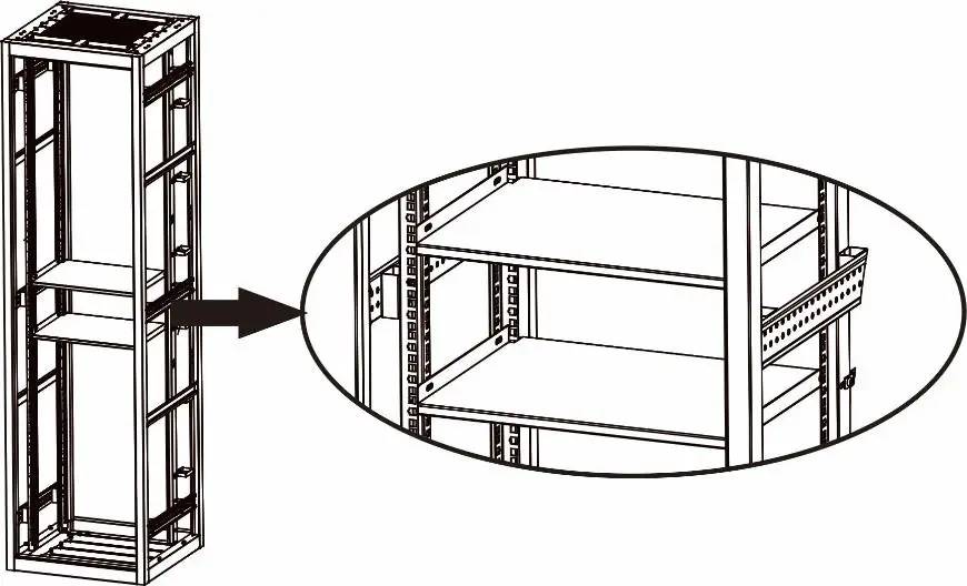 APC Easy UPS On-Line SRV Series Rack External Battery - purchased separately.