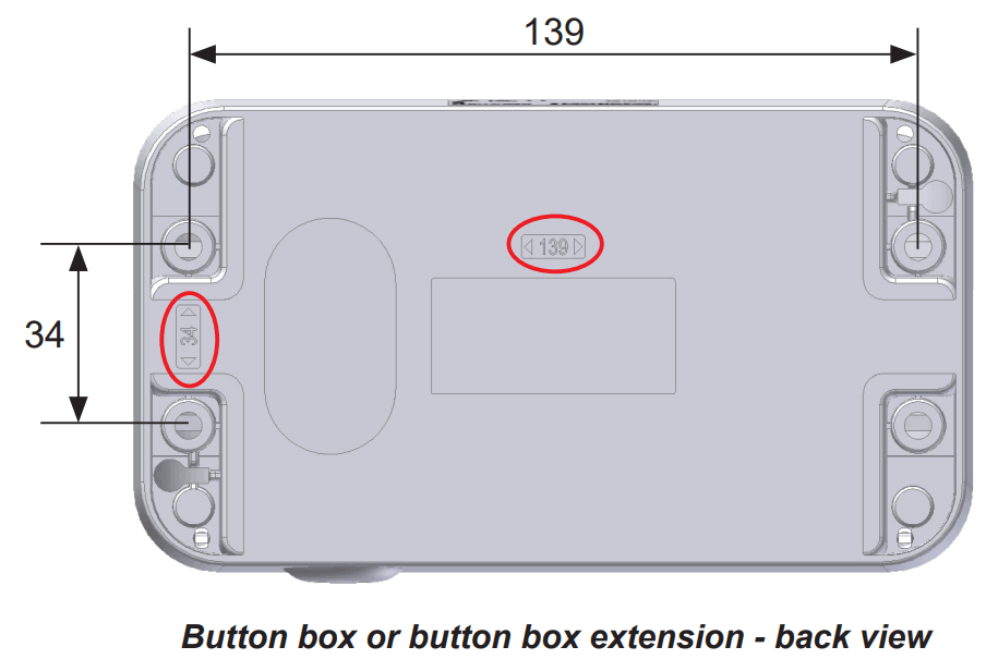 Bodet Button Box Trigger Massages - Button box