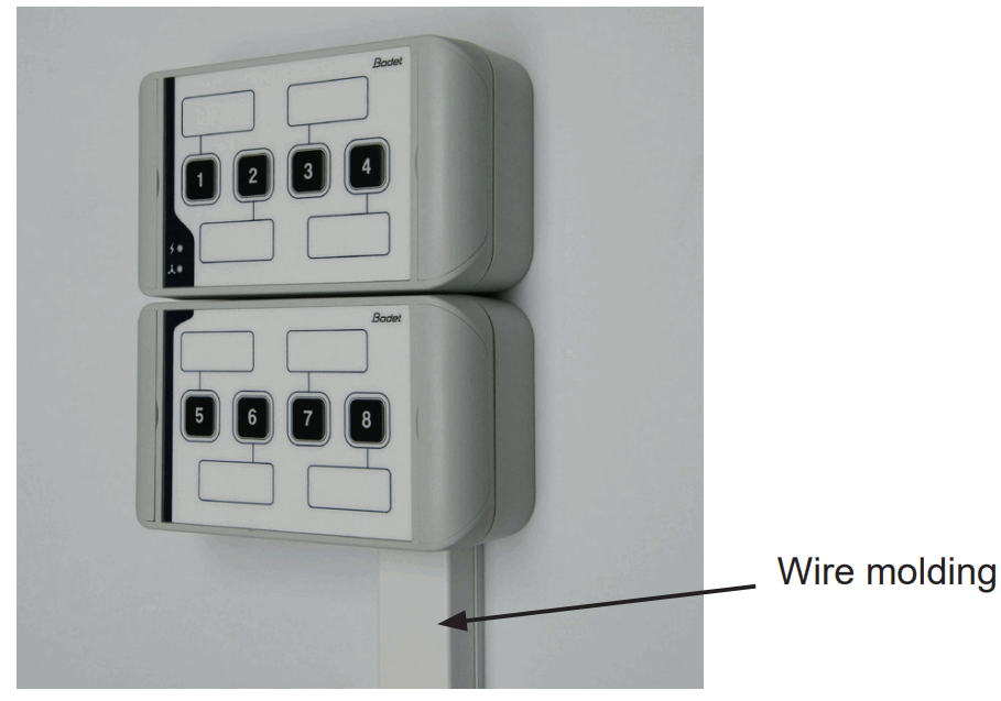 Bodet Button Box Trigger Massages - connector 1