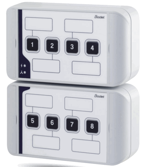 Bodet Button Box Trigger Massages