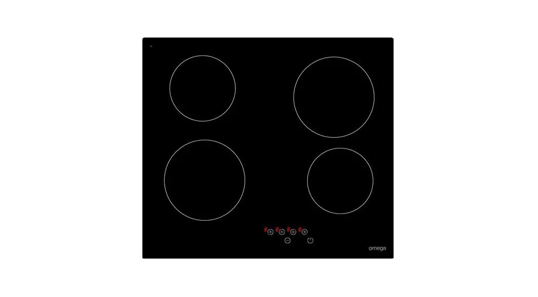 Omega Occ64tzw 60cm 4 Zone Ceramic Electric Cooktop Instruction Manual