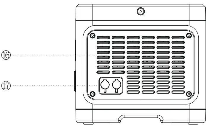 VOLT VP1800 Portable Power Station - LED light button