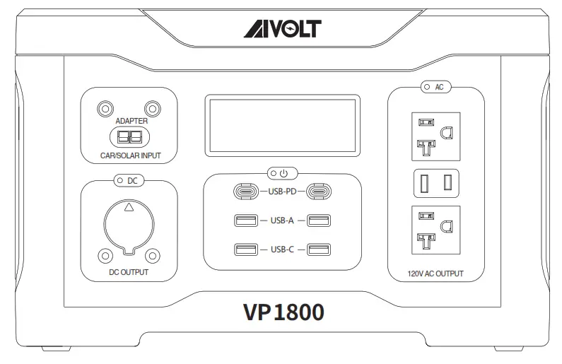 VOLT VP1800 Portable Power Station