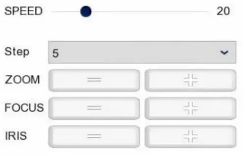 Motorised Lens Control