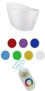 Empava Free-Standing LED Lights Bathtub