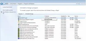 Uninstalling ASUS GPU Tweak