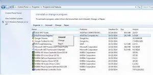 Uninstalling ASUS APRP