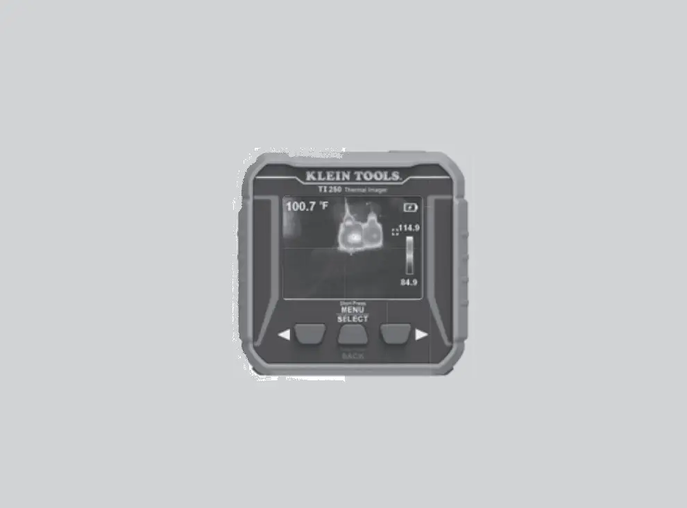 Klein Tools Ti250 Rechargeable Thermal Imager Instruction Manual Klein Tools Ti250 Rechargeable Thermal Imager Instruction Manual