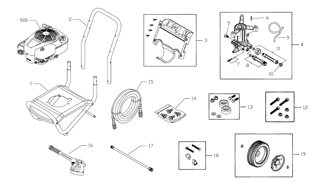 BRIGGS STRATTON 020462 Elite Series 2700 PSI Gas Pressure Washer FIG (3)