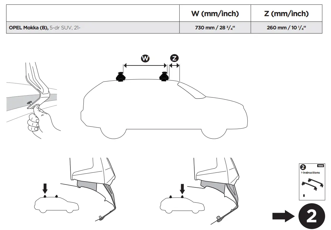 THULE-145299-Roof-Rack-System-Custom-Fit-Kit-FIG6