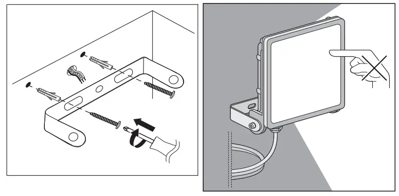 saxby lighting 78971 Mantra IP65 200W Daylight White - installation