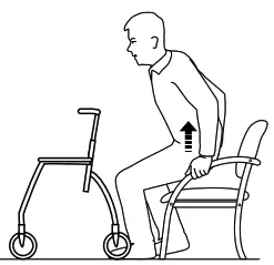 INVACARE Dolomite Gloss Lightweight Rollator - Chair1