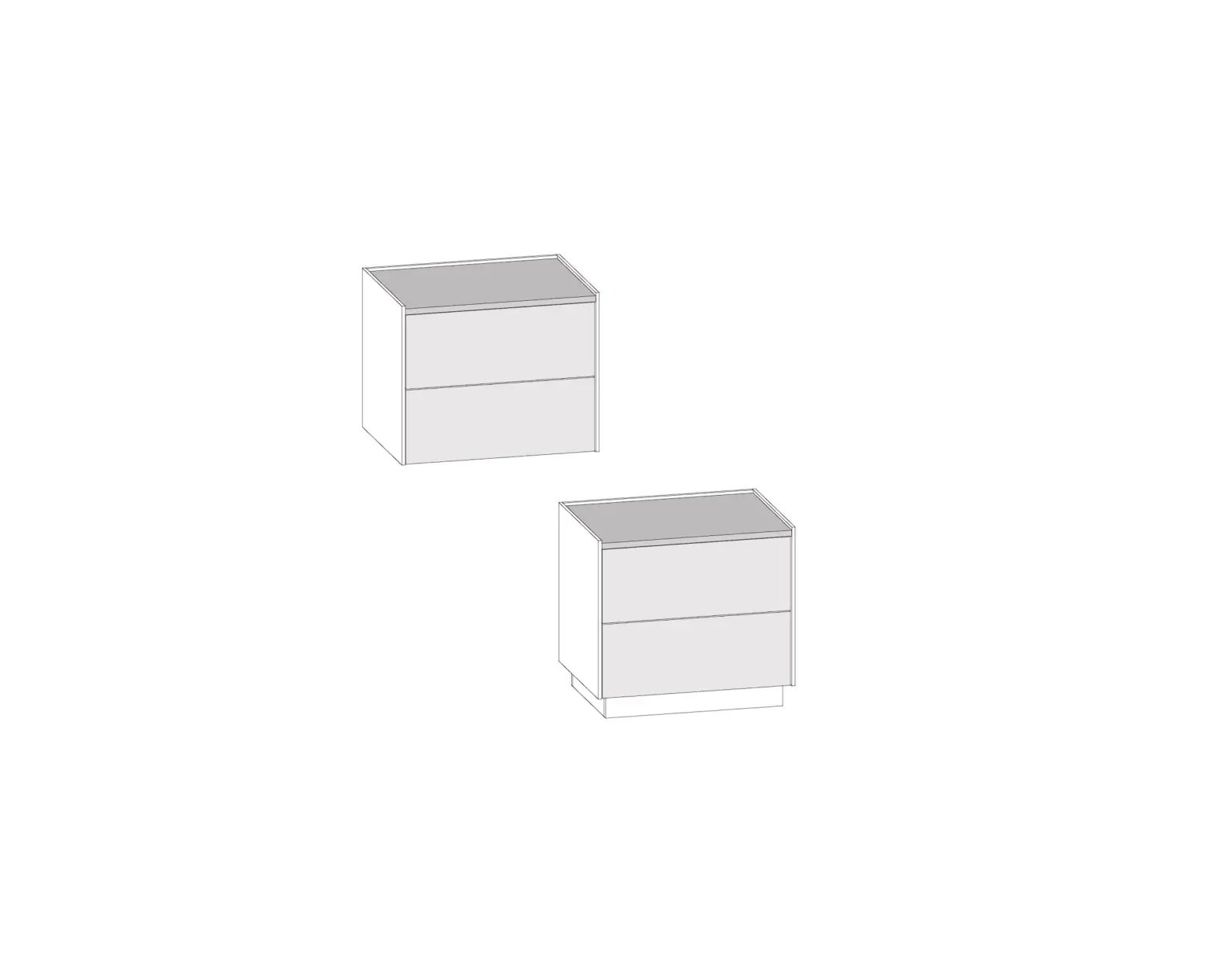 Emotion N3005 Bedside Table Chest Of Drawers Somnia Xl 70cm W Induction Instruction Manual