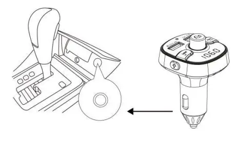 SAMSUNG 9084 Bluetooth Car Charger FIG 2