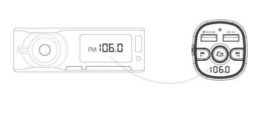 SAMSUNG 9084 Bluetooth Car Charger FIG 3