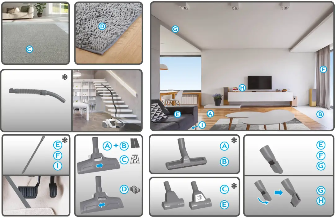 H POWER 300 Bagless Cylinder Vacuum Cleaner - Fig 4