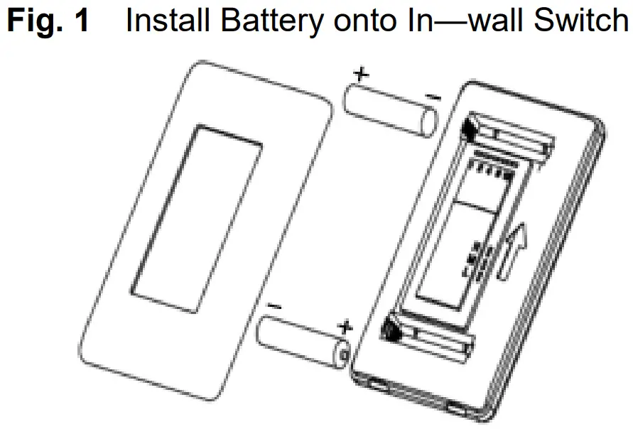 QuietCool IT RFSWITCH 01 Wall Switch and IT RFHUB 01 Hub - Fig 1