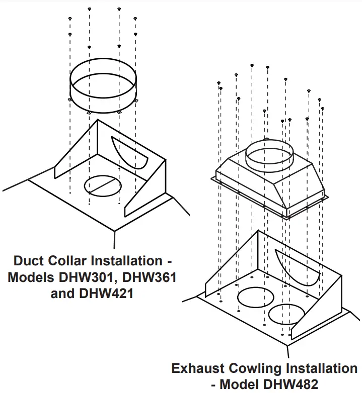 dacor DHW482 Wall Hoods - FIG 15