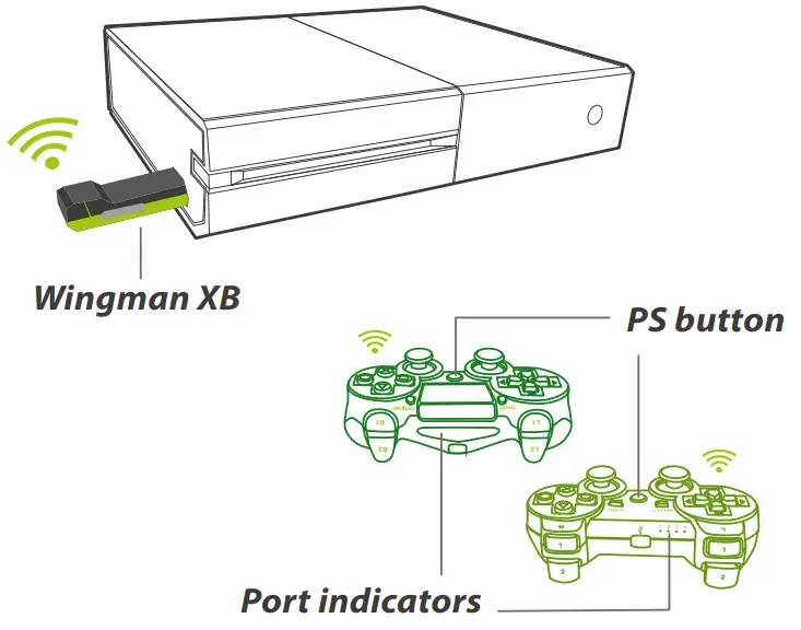 Brook Wingman Converter for Xbox - Wingman XB