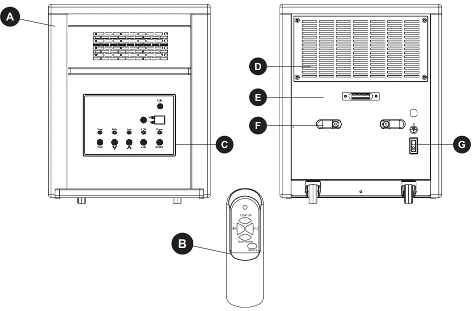 Lifesmart-KUH15-02-6-Wrapped-Element-Infrared-Heater-FIG-1