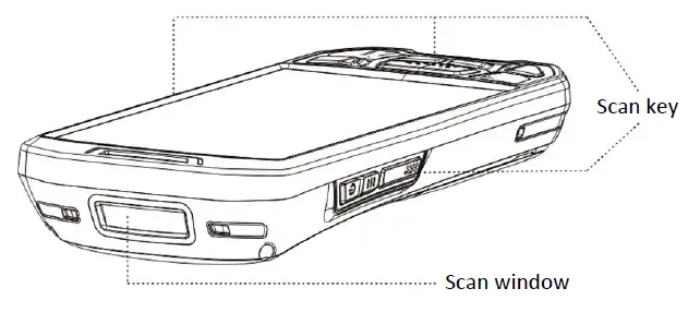 PDA Handheld Terminal 5 Inch Android 9 4G-10