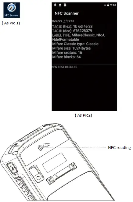 PDA Handheld Terminal 5 Inch Android 9 4G-11