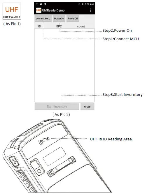 PDA Handheld Terminal 5 Inch Android 9 4G-12
