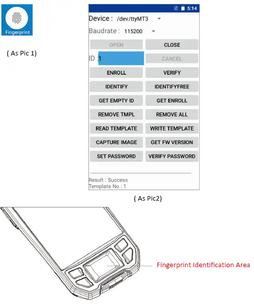PDA Handheld Terminal 5 Inch Android 9 4G-13