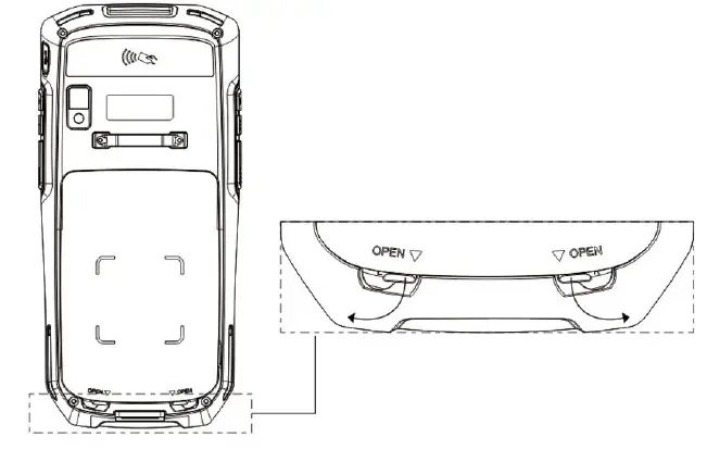 PDA Handheld Terminal 5 Inch Android 9 4G-3