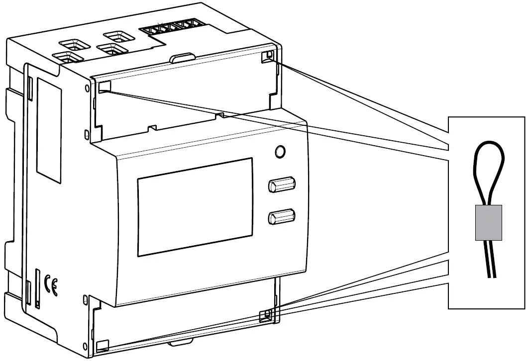 legrand Three Phase Meter EMDX with Connection with 02