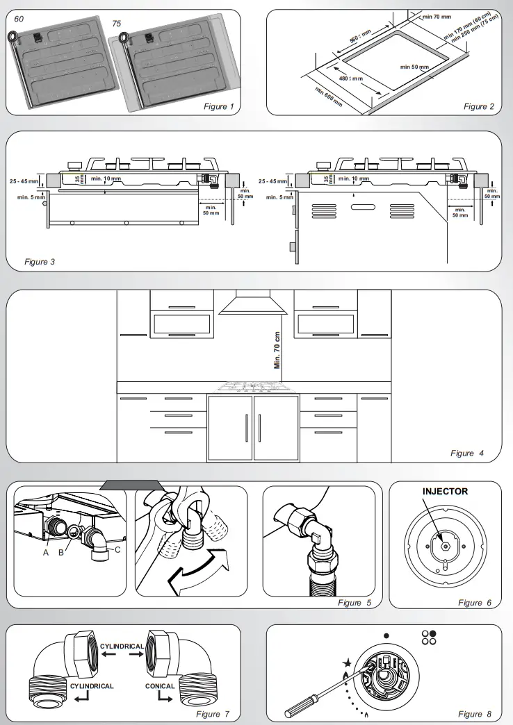 HOOVER HHG6D5WC5X Placa Gas Natural Hobs - Fig 3