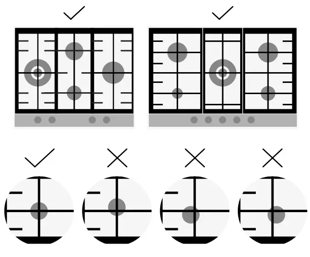 HOOVER HHG6D5WC5X Placa Gas Natural Hobs - Fig2