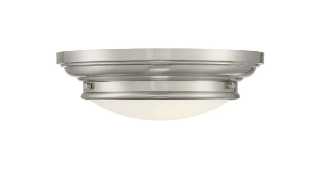 Lighting New York M60062bn Contemporary 2 Light 13 Inch Brushed Nickel Flush Mount Ceiling Light Instruction Manual