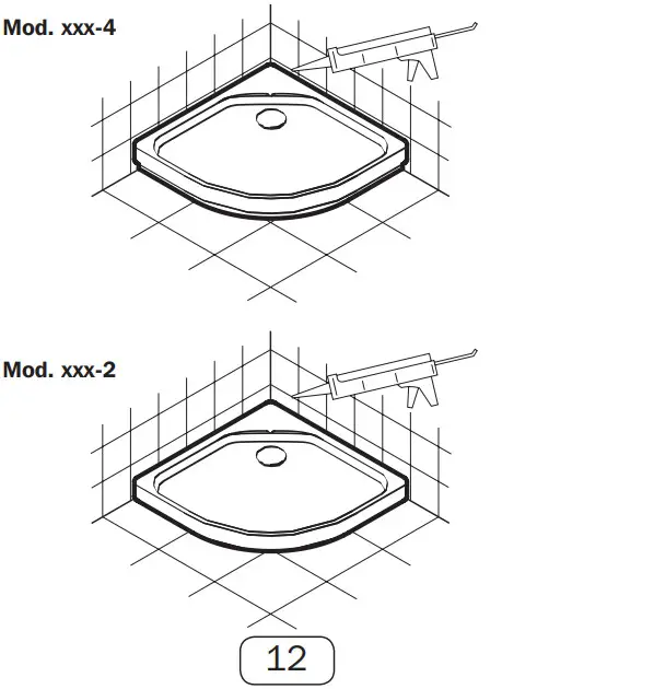 KALDEWEI 567 Superplan Shower Bath - POINTING THE SHOWER TUB JOINTS