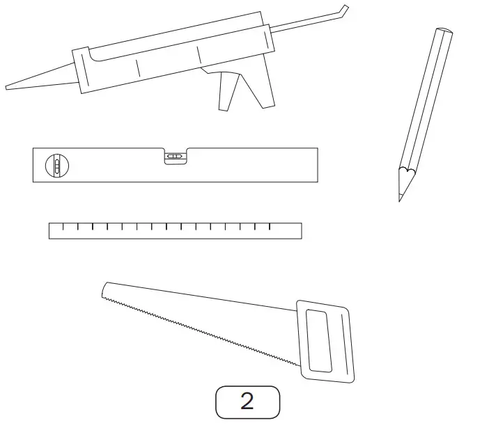 KALDEWEI 567 Superplan Shower Bath - REQUIRED TOOLS